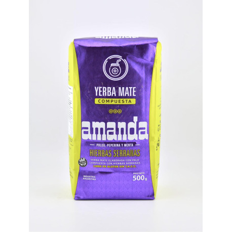Yerba Mate Amanda Hierbas Serranas - 500g