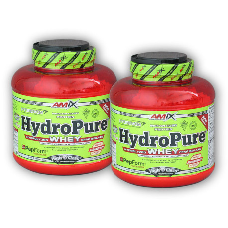 2x Hydro Pure Whey 1600g - double chocolate