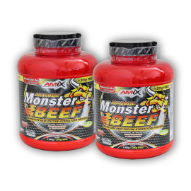 2x Anabolic Monster BEEF 90% Protein 2200g - strawberry banana