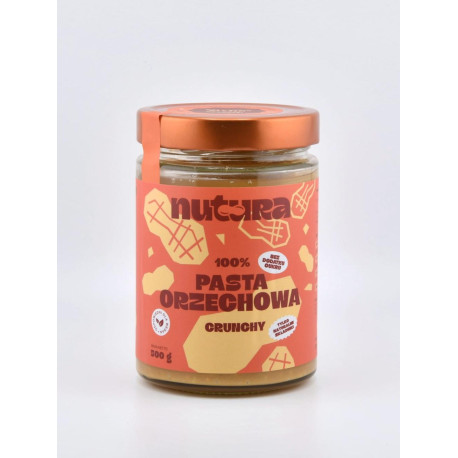 Arašídová pasta s kousky ořechů - 500g