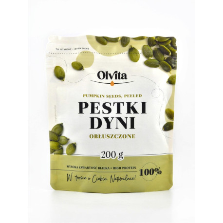 Oloupaná dýňová semínka Olvita - 200g