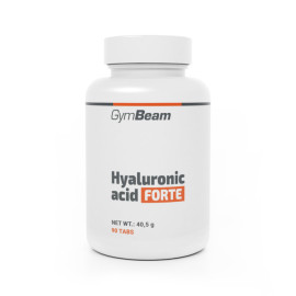 Kyselina hyaluronová Forte - GymBeam - bez ochucení - 90 tablet.