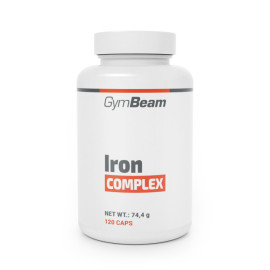 Iron complex - GymBeam - bez ochucení - 120 kapes.