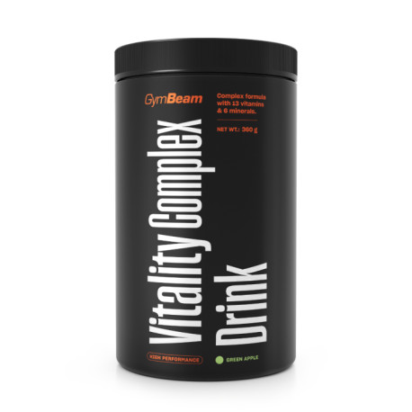 Nápoj Vitality Complex - GymBeam - Green Apple - 360 g