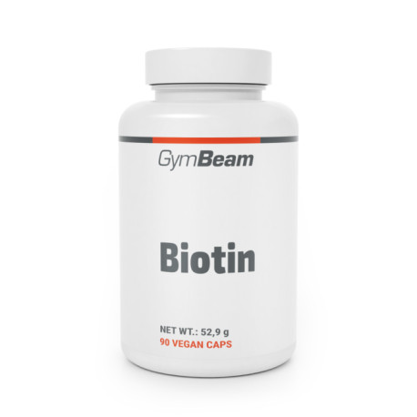 Biotin (vitamín B7) - GymBeam - 90 sáčků.