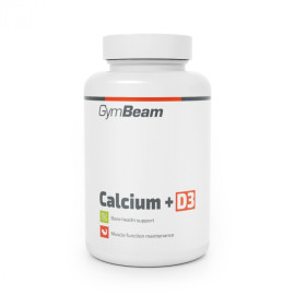 Vápník + vitamín D3 - GymBeam - 120 sáčků.