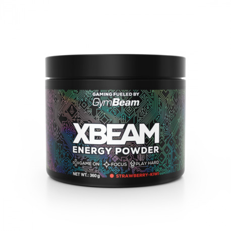 XBEAM energetický prášek - GymBeam - Kiwi Strawberry - 360 g
