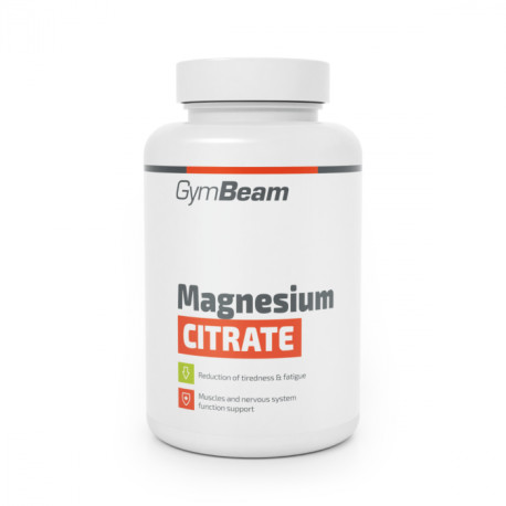 Kapsle s citrátem hořčíkem - GymBeam - 120 sáčků