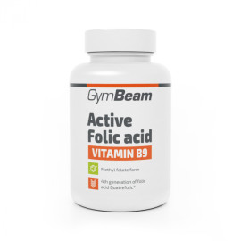 Aktivní kyselina listová (vitamín B9) - GymBeam - 60 sáčků.