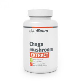 Extrakt z houby chaga - GymBeam - 90 sáčků.