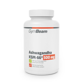 Ashwagandha KSM-66® 500mg - GymBeam - 90 kapslí.