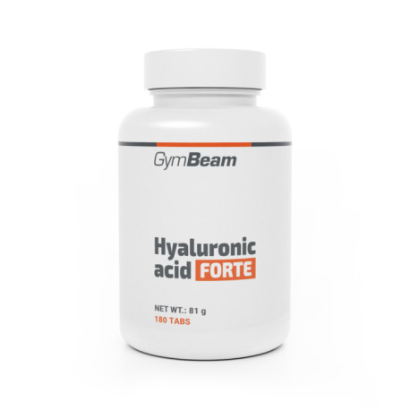 Kyselina hyaluronová Forte - GymBeam - bez příchutí - 180 tablet.