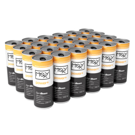 MOXY power+ Energy Drink 330 ml - GymBeam - mango marakuje
