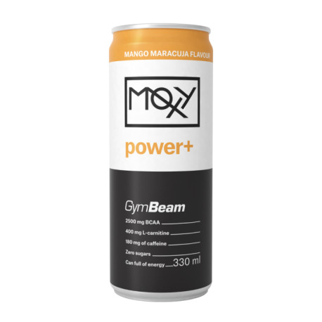 MOXY power+ Energy Drink 330 ml - GymBeam - mango marakuje