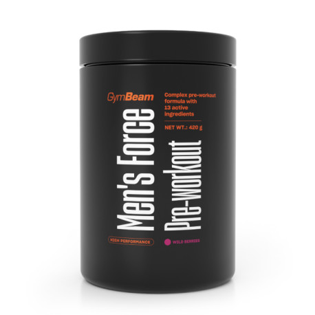 Pánská síla předtrénink - GymBeam - Lesní plody - 420 g