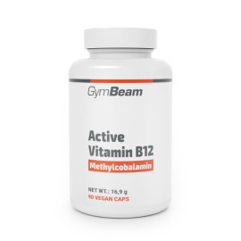 Aktivní vitamín B12 (Methylkobalamin) - GymBeam - 90 sáčků.