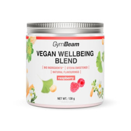 Vegan Wellbeing Blend - GymBeam - Raspberry - 138 g