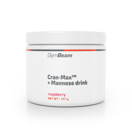 Cran-Max™ + Mannose nápoj - GymBeam - malina - 157 g