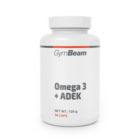 Omega 3 + ADEK - GymBeam - 90 kapslí