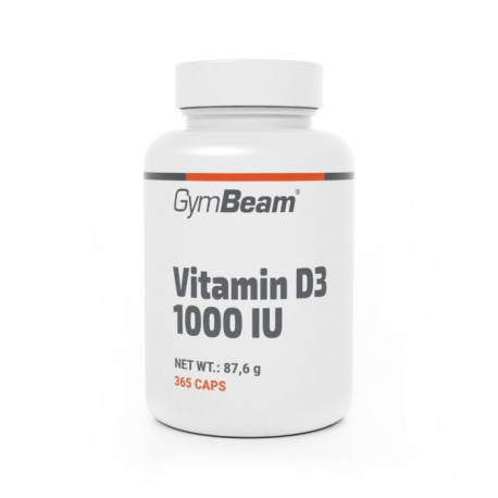 Vitamín D3 1000 IU - GymBeam - 365 kapslí