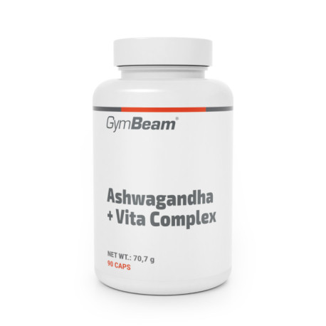 Ashwagandha + Vita Complex - GymBeam - 90 kapslí.