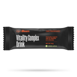 Nápoj Vitality Complex - GymBeam - Green Apple - 12 g