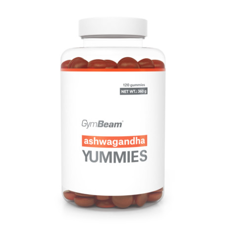 Ashwagandha Yummies - GymBeam - 120 uzávěrů.