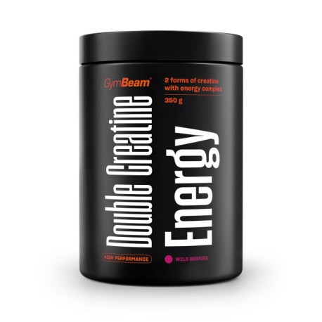 Kreatin Double Energy - GymBeam - lesní plody - 350 g