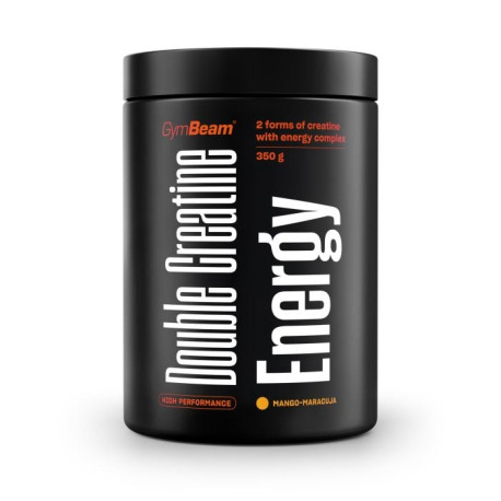 Kreatin Double Energy - GymBeam - Maracuje a mango - 350 g