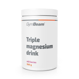Trojnásobný hořčíkový nápoj - GymBeam - Lesní ovoce - 360 g