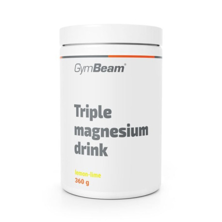 Trojitý hořčíkový nápoj - GymBeam - Lemon Lime - 360 g