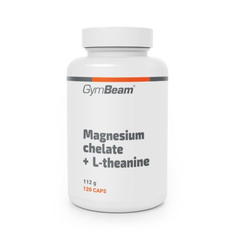 Hořčíkový chelát + L-theanin - GymBeam - 120 sáčků.