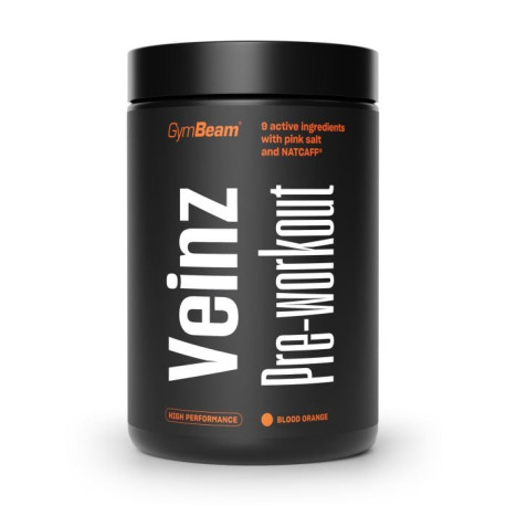 Veinz Pre-workout - GymBeam - Blood Orange - 500 g