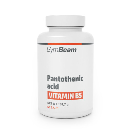 Kyselina pantothenová (vitamín B5) - GymBeam - 60 sáčků.