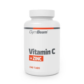 Vitamín C + zinek - GymBeam - 240 tablet.