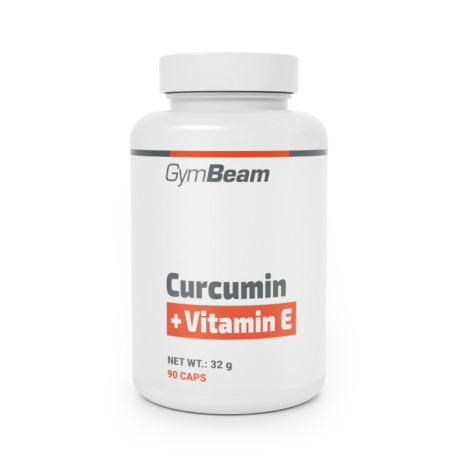 Kurkumin + vitamín E - GymBeam - 180 sáčků.