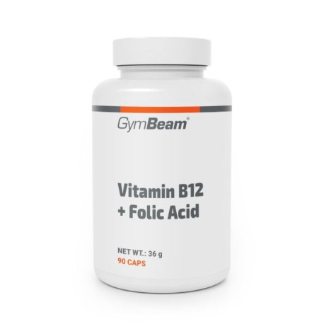 Vitamín B12 + kyselina listová - GymBeam - 90 sáčků