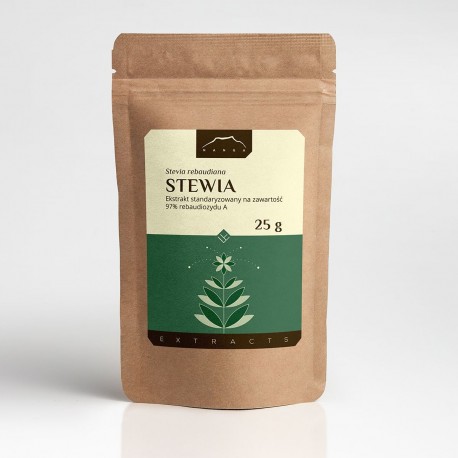 Extrakt ze stévie 97% - Stevia rebaudiana Bertoni - 25g