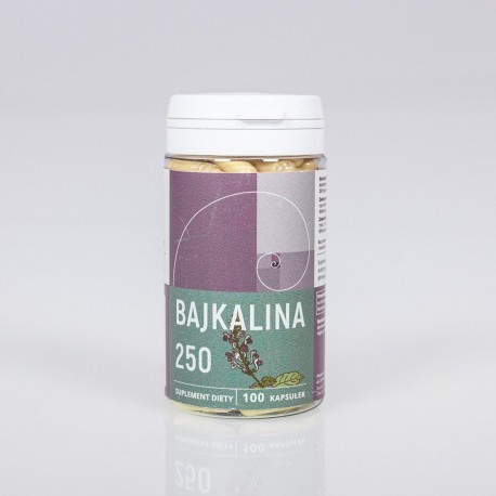 Baicalina 250 mg x 100 kapslí - Scutellaria baicalensis - Čínská lebka