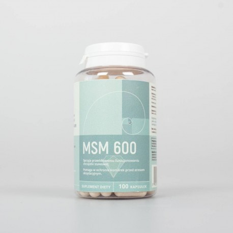 MSM s vitamínem C 100 kapslí x 600 mg