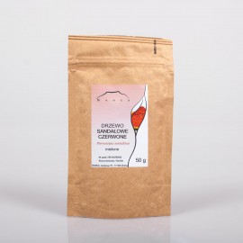 Santalové dřevo, červené - Pterocarpus santalinus - 50g mleté