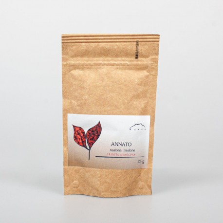 Semena annatto - Arnotta, achiote - 25g mletá