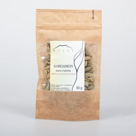 Plod kardamomu se slupkou - Elettaria cardamomum - 50g celý