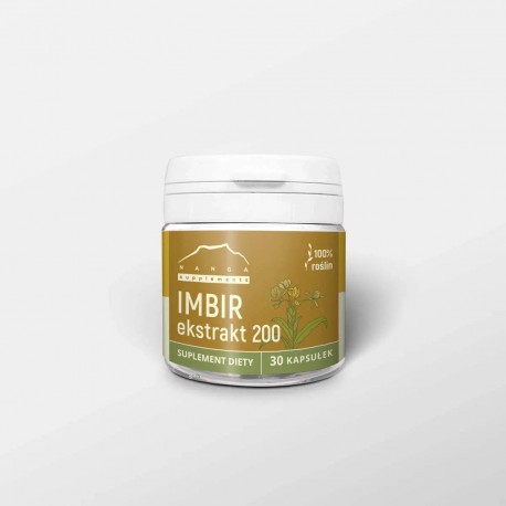 Extrakt ze zázvoru (30 kapslí x 200 mg) - Zingiber officinalis