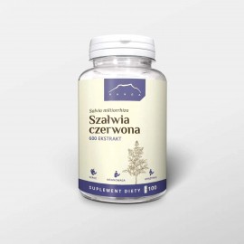 Šalvěj červená - extrakt v kapslích 700mg 100 kapslí - Dan Shen - Salvia miltiorrhiza