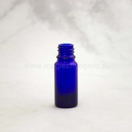 Modrá skleněná láhev 10ml, vnitřní průměr 18 mm