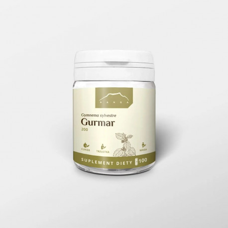 Gurmar 200mg - Gymnema sylvestre - 100 kapslí