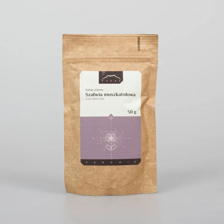 Šalvěj muškátová - Salvia sclarea - 50g mletá