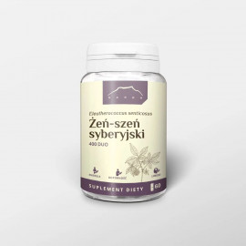 Sibiřský ženšen 400 mg x 60 kapslí - Eleutherococcus senticosus