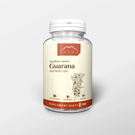 Extrakt z guarany 22% - 550mg x 100 kapslí - Paullinia cupana